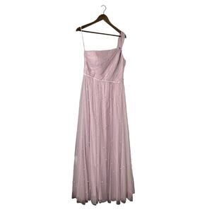 Theia Tulle‎ Long Ball Gown Dress Thistle Size 12 910249